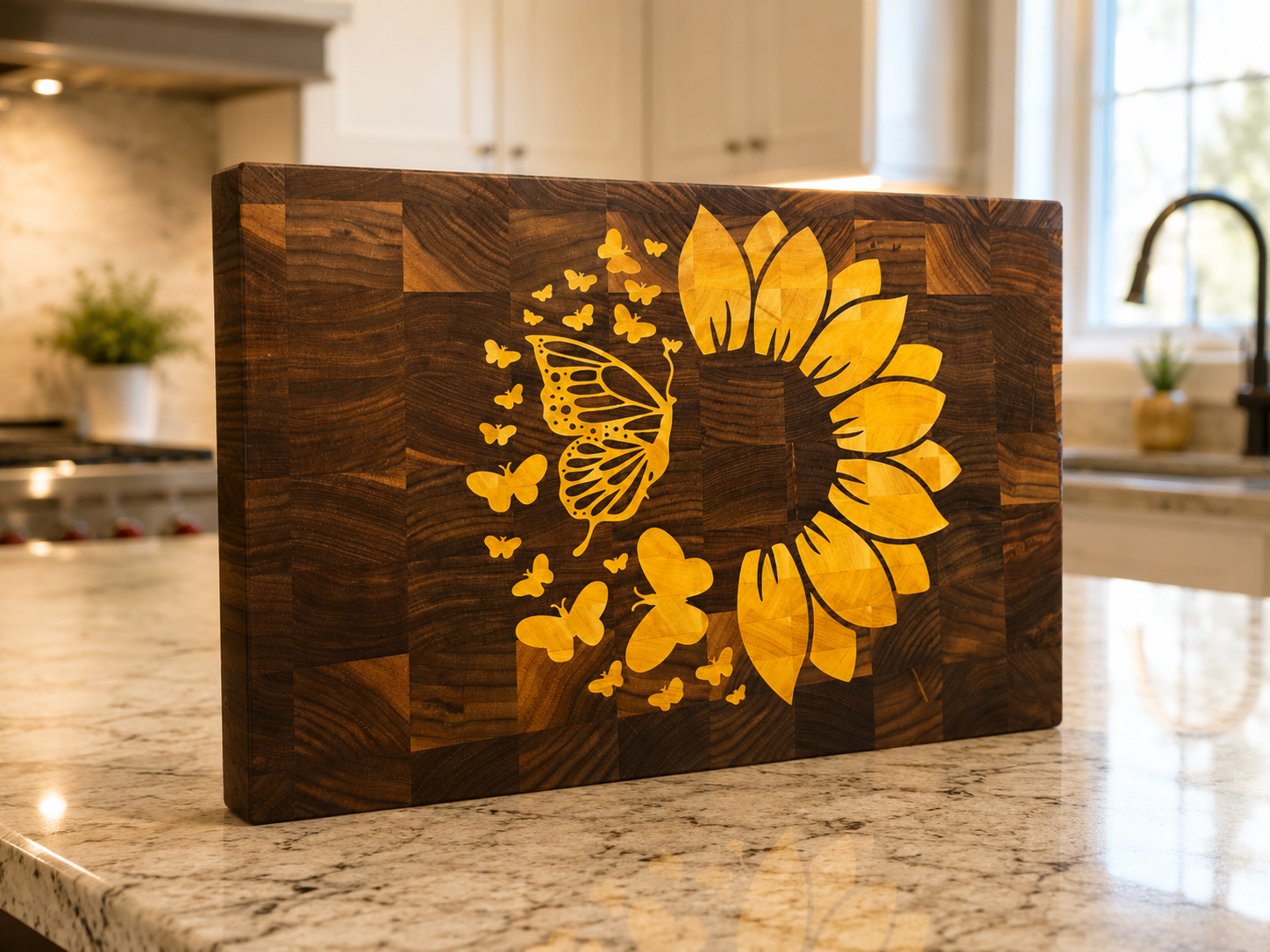 The butterfly Sunflower